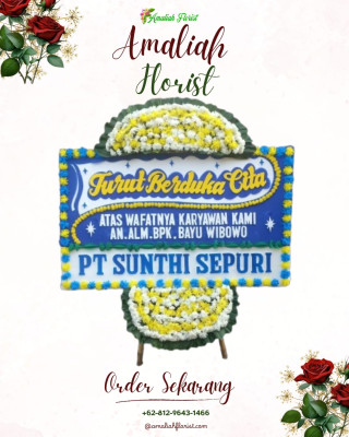 Papan Bunga Duka di Kampung Baru Nan Xx