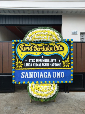 Papan Bunga Duka di Kampung Baru Nan Xx
